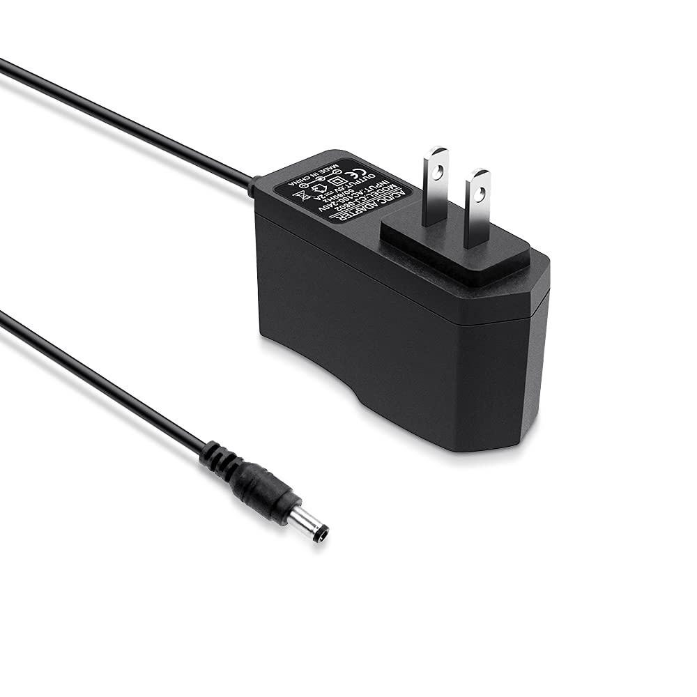 6V 2A DC Power Supply, 100-240V AC to DC 6 Volt 2Amp 1.5A 1A 0.8A 500mA 400mA Power Adapter Cord 5.5mm x 2.5mm 2.1mm Barrel Plug