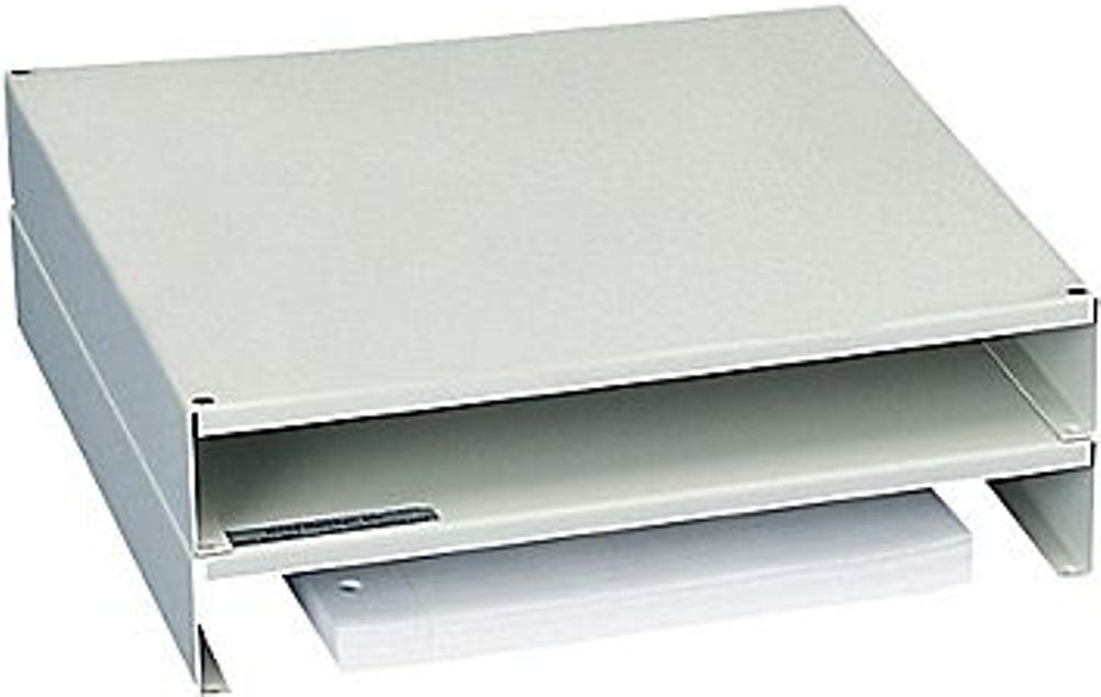 Mead-Hatcher Stackable Monitor Riser, Stackable, Gray (MAT21202)