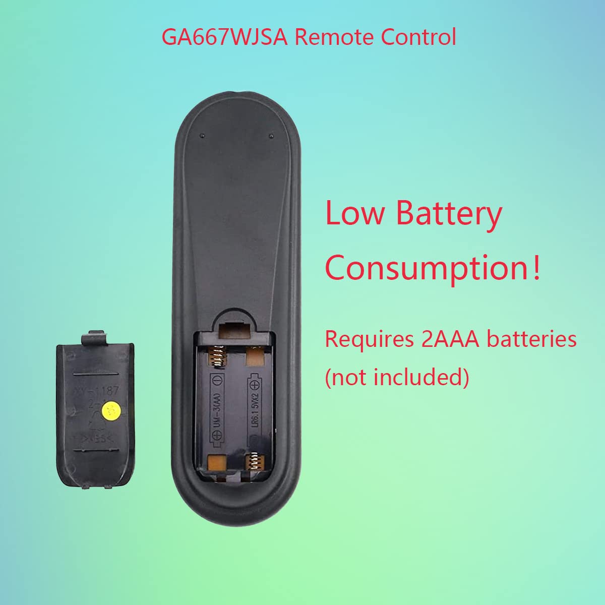 GHUST GA667WJSA Remote Control Replacement for Sharp TV LC-70LE600U LC-C3234U LC-C3237U LC-C3237UT LC-C4067U LC-C4067UN LC-C4655U LC-C46700UN