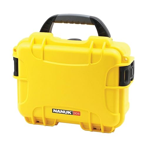 NANUK 904 Waterproof Hard Case with Foam Insert - Yellow