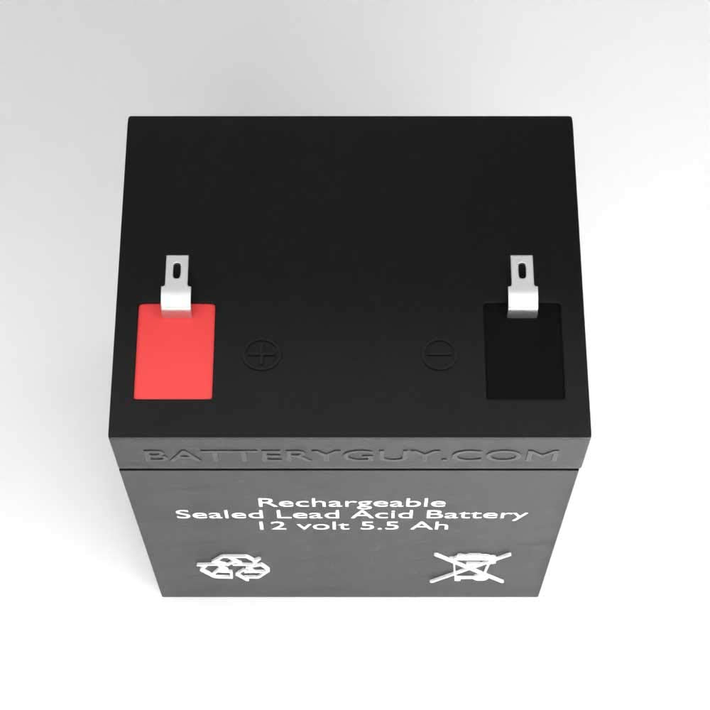 BatteryGuy Opti-UPS PS800B replacement battery - BatteryGuy BGH-1255F2 brand equivalent (Rechargeable, High Rate) - Qty of 2