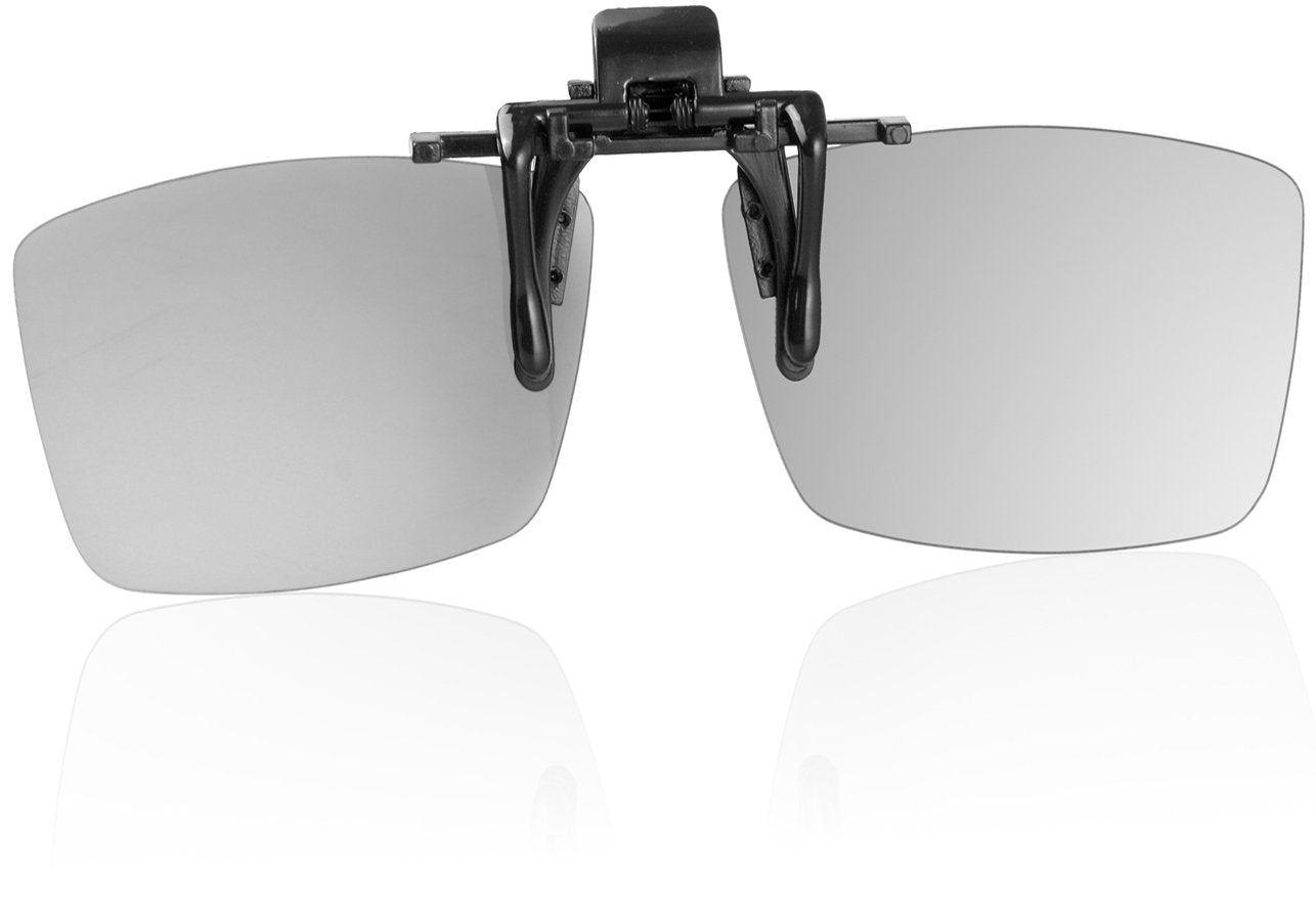 ED Cinema Clip-On 3D Glasses 4 Pack for LG 3D TVs - Adult Sized Passive Circular Polarized 3D Glasses