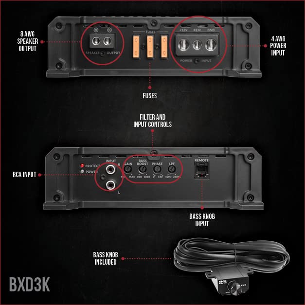Belva BXD3K 3000W Peak BX-Series 1-Ohm Stable Class-D Monoblock