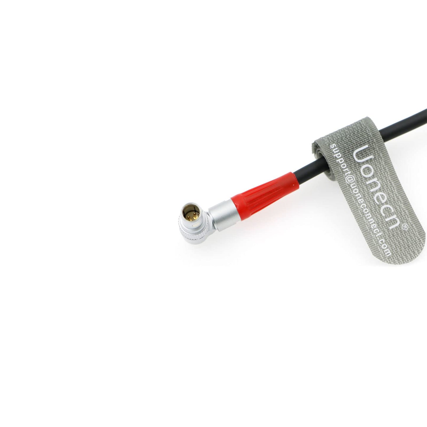 Uonecn for Anton Bauer Power Cable for Zacuto Gratical Eye Viewfinder D-Tap to Rotatable Right Angle 2-Pin Male Cord