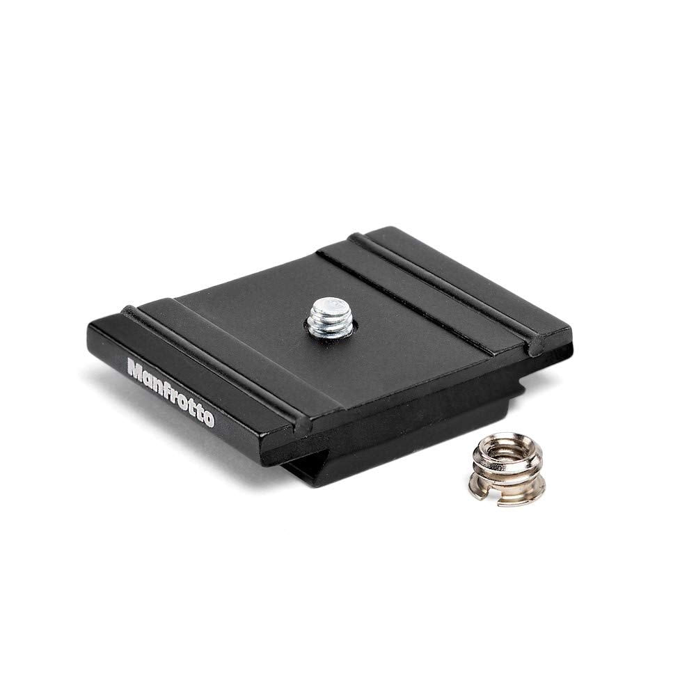 Manfrotto 200PL Plate in Aluminium, for Camera Tripods, Lightweight and Compact, Easy and Quick Set Up, Photography Equipment, for Content Creation