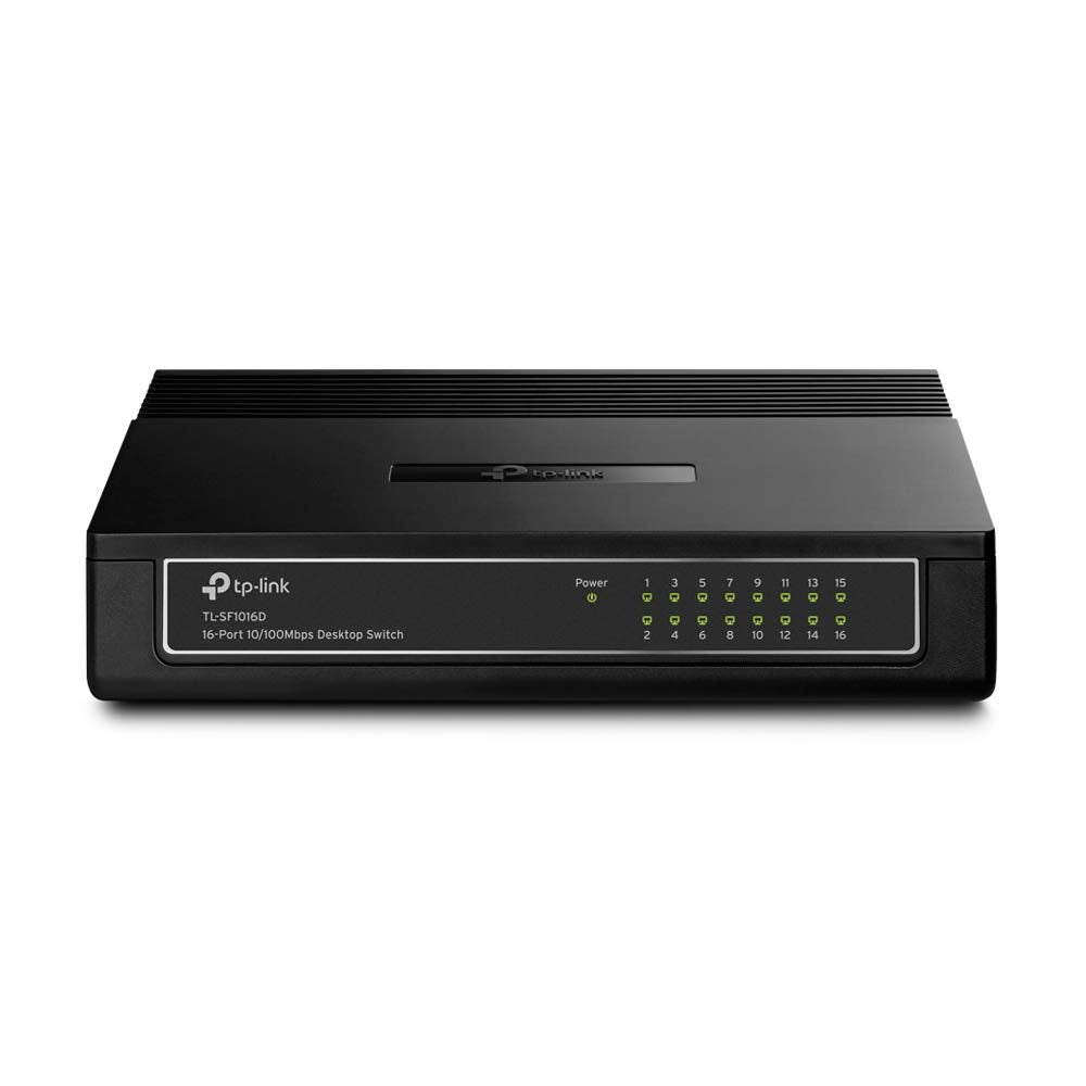 TP-Link 2KA4926 TL-SF1016D 16-Port 10/100Mbps Desktop Switch, 3.2Gbps Capacity