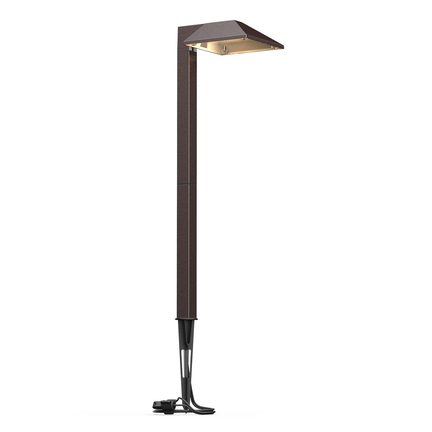 GOODSMANN Low Voltage Landscape Path Lights 0.6W LED Sidewalk Landscape Lighting 22 Lumen Outdoor Electric Walkway & Pathway Lights Wired Bronze