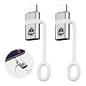 USB C to Lig-htn-ing Cable Adapter,Support PD36W Fast Charging Compatible with Phone Pad AirP-ods,with Anti-Lost Holder - 2 Pack,It Does not Support…
