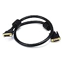 Monoprice 3ft 24AWG CL2 Dual Link DVI-D Cable - Black