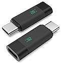 HIEbee 2Pack USB C Extender Adapter 3.2/40Gbps Short Dock Extension Type-C 8K@60Hz PD 28W Type-C Male to Female Thunderbolt QC & Data Transfer…