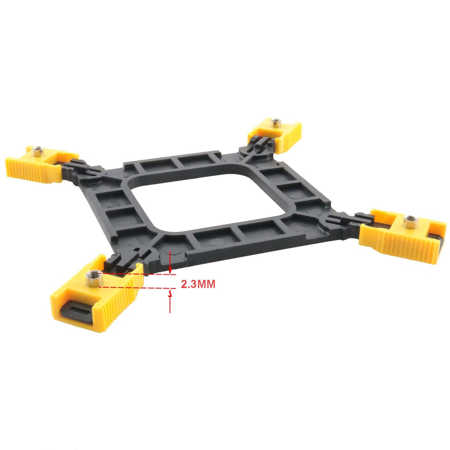 MEETOOT 2pcs CPU Fan Radiator Fastener Base Bracket Backplate CPU Heatsink Mounting Base Radiator Holder