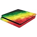 MightySkins Skin Compatible with Sony PS4 Slim Console - Rasta Rainbow | Protective, Durable, and Unique Vinyl Decal wrap Cover | Easy to Apply