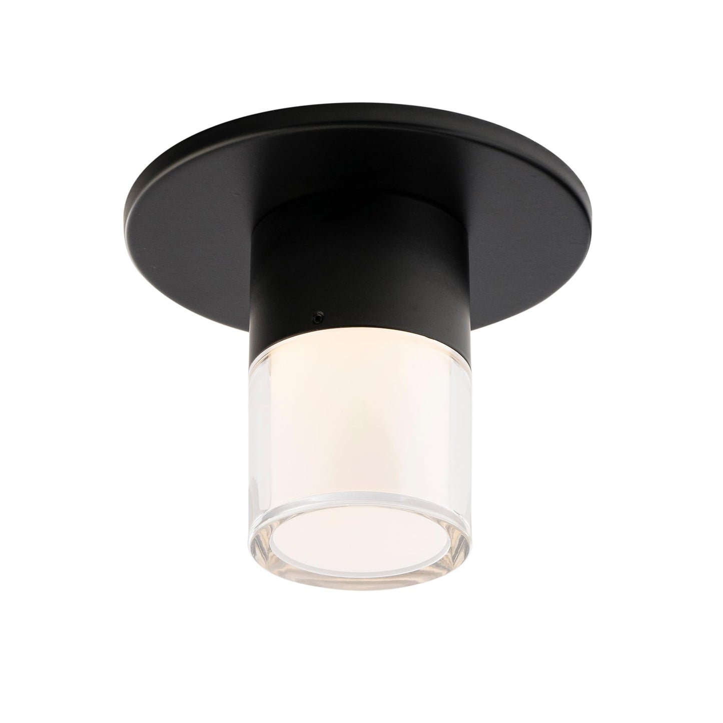 WAC Lighting Twist-N-Lite LED 3.5in Surface Mount Cylinder Ambient Light with 5CCT Selectable Color Temperature in Black