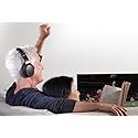 Sharper Image TV Wireless Headphones Black