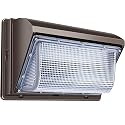 ledmo LED Wall Pack Lights 120W - 15600LM Switch Control 5000K Wall Mount Lighting Commercial and Industrial Outdoor Security Flood Lighting