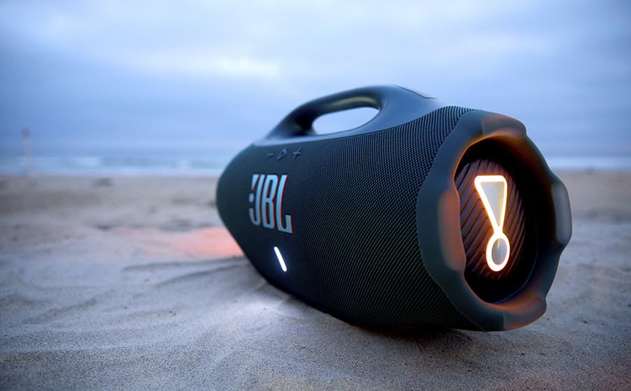 JBL Boombox 4 - Most Powerful Portable Waterproof Speaker with Massive Pro Sound, Up to 34 Hours of Playtime, & Multi-Speaker Connection by Auracast™
