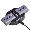 PowerTrust 2-Pack NP-FP50 Battery and Dual Charger for NP-FP30,NP FP50,NP-FP60,NP-FP70,NP-FP90,NP-FP51,NP-FP71,NP-FP91 Series DCR-HC30 40 43E 65 85