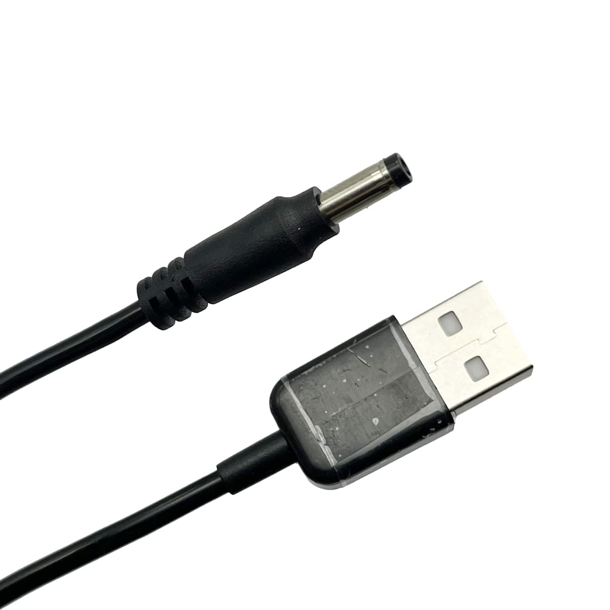 Coiled USB to DC 4.0mm x 1.7mm DC Barrel Jack Power Cable,2Pack USB 2.0 A Male to DC 4.0 * 1.7mm 5V Power Charger Cord for Sony PSP 3000 2000