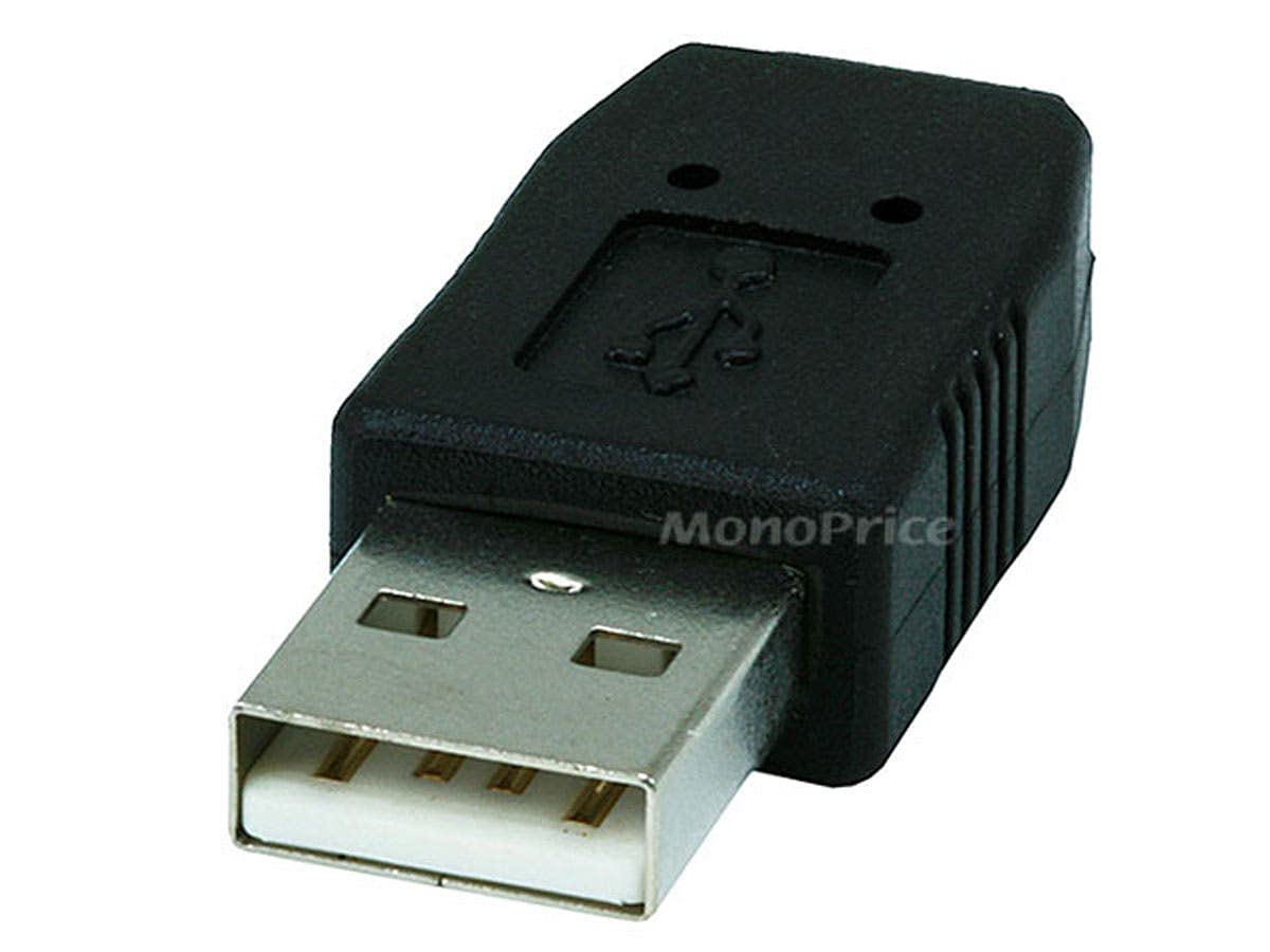 Monoprice USB 2.0 A Male to Mini 5 pin (B5) Female Adapter (104817)