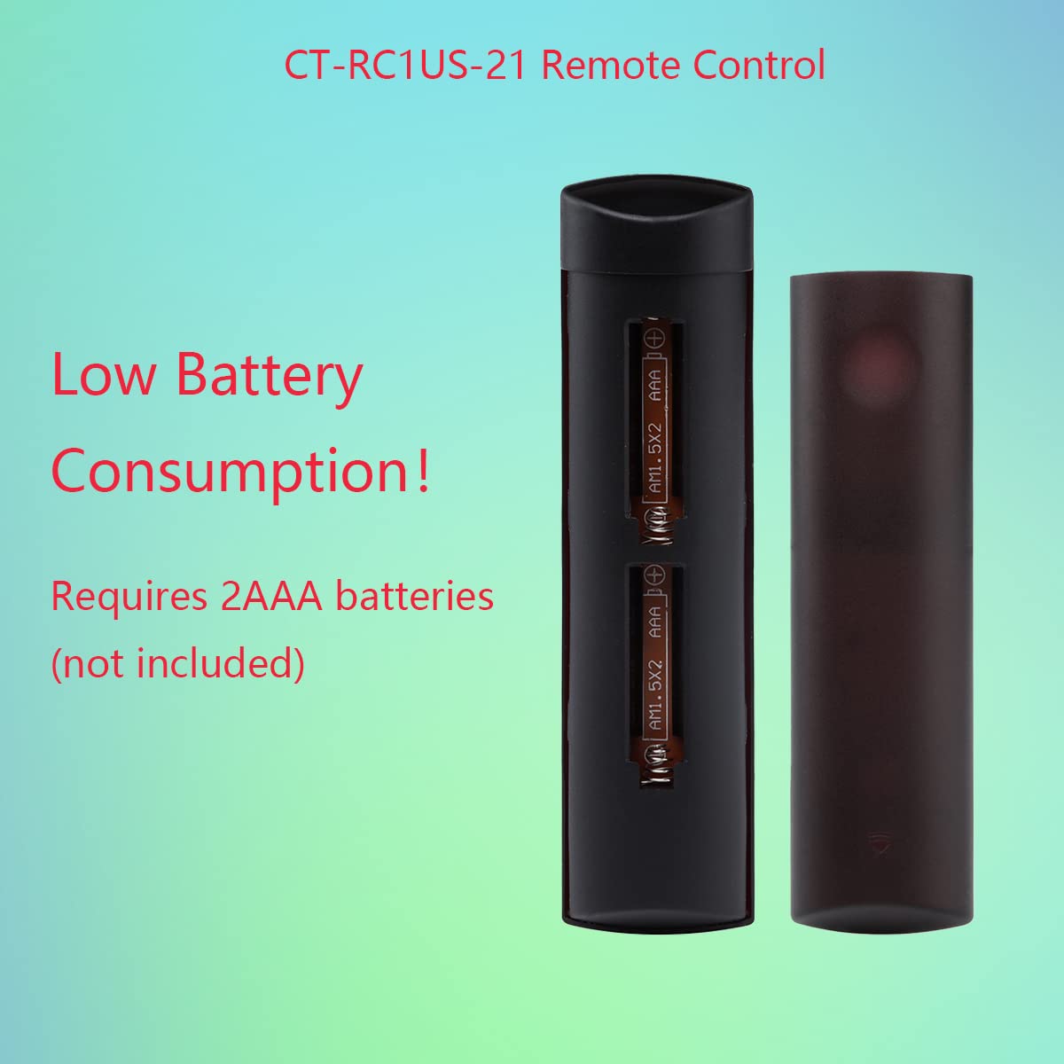 GHUST CT-RC1US-21 CT-RC1US-19 IR Replacement Remote Control for Toshiba Smart TV Edition 32LF221C19 32LF221U19 43LED2160P 43LF421U19 43LF621U19