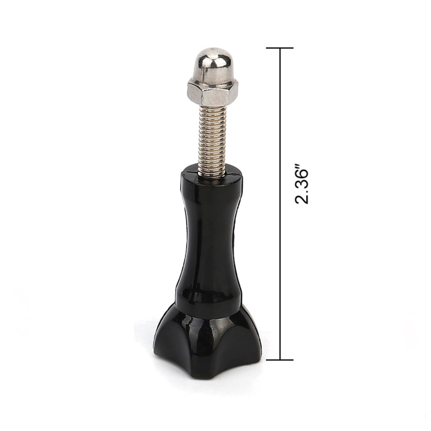 Oumers Long Thumbscrew with Cap Thumb Screw Set Stainless for GoPro Accessories Monopod Handhold Stick Mount/Windshield Suction for Gopro Hero5 Black