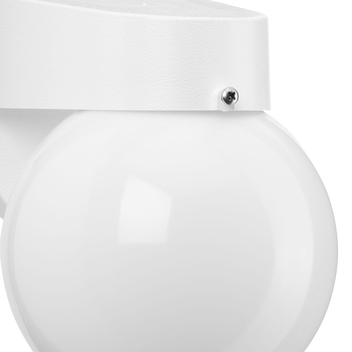Progress Lighting Polycarbonate Outdoor 1-Light Acrylic Shade Modern Outdoor Wall Light White