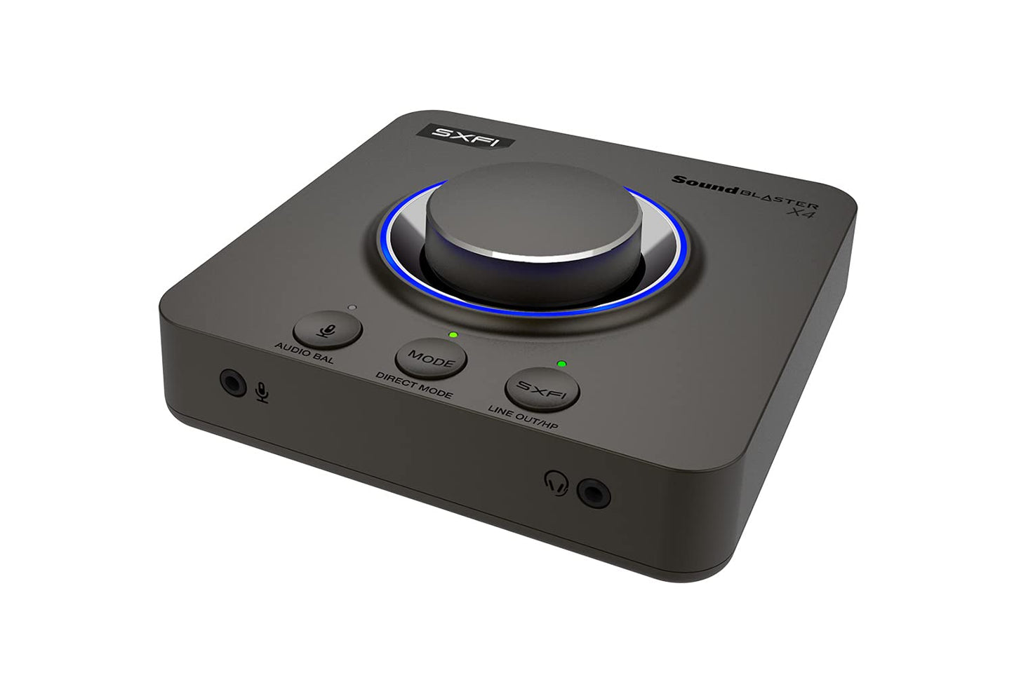 Creative Sound Blaster X4 Hi-Res 24bit/192kHz DAC USB Externo y Tarjeta de Sonido Amp, Multicanal, Sonido Surround Discreto 7.1, Entrada de Cascos
