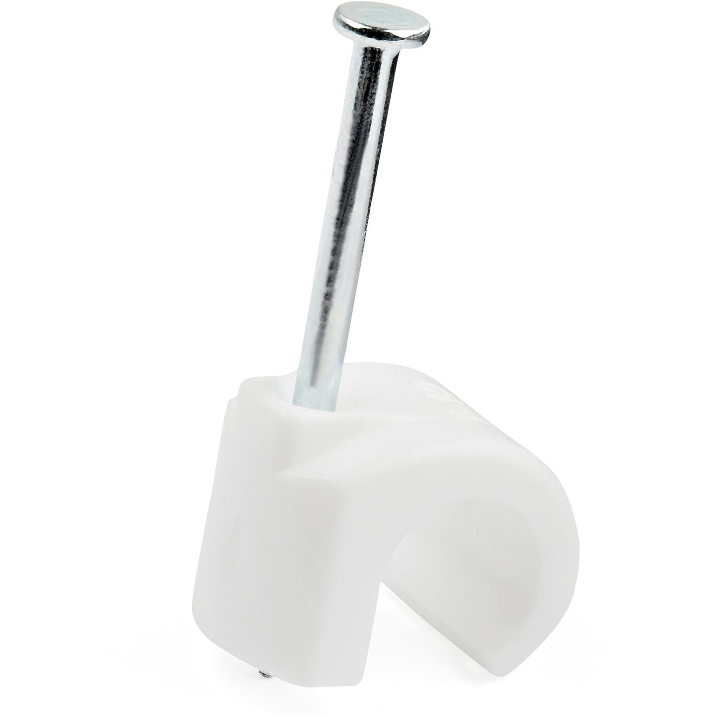 StarTech.com 100 Pack Large Cable Clips with Nail - Reusable - Nail-in Clamps - Wire Holding Clips - Ethernet Cord/AV/Coax Cable Fasteners