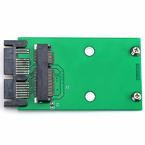 cablecc Mini PCI-E mSATA SSD to 1.8 Micro SATA 7+9 16pin Adapter Add on Cards PCBA for SSD Hard Disk