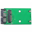 cablecc Mini PCI-E mSATA SSD to 1.8 Micro SATA 7+9 16pin Adapter Add on Cards PCBA for SSD Hard Disk