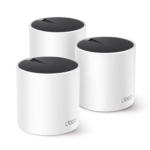 TP-Link Deco X55 Pro AX3000 Whole Home Wi-Fi 6 Mesh System - Coverage up to 6500 Sq.Ft & up to 150 Devices, 2x2.5G WAN/LAN Ports, 4 Streams, Wired
