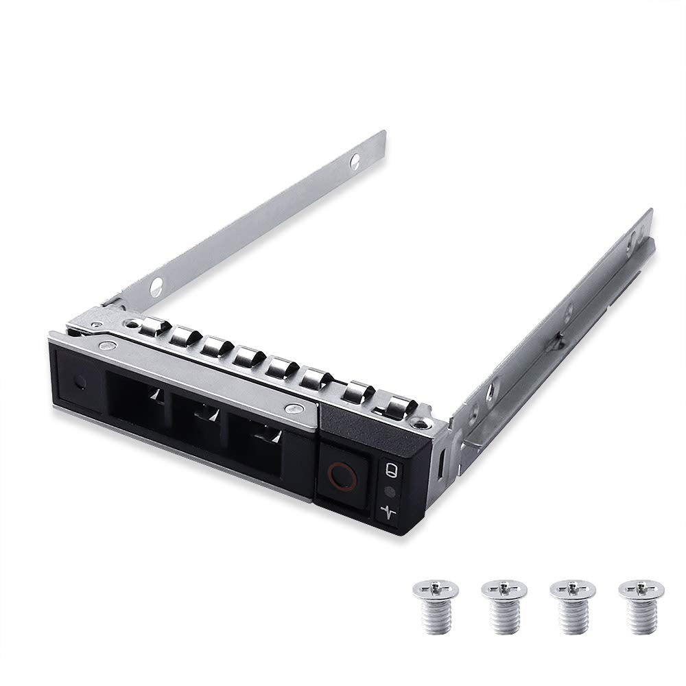 2pcs Pack 2.5" DXD9H SAS SATA Hard Drive Caddy Tray Enclosure Compatible for Dell PowerEdge Servers 14th Gen R440 R640 R740 R740xd R840 R940 R6415