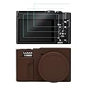 HUADU Screen Protector Compatible for Panasonic Lumix ZS99 Digital Camera,Tempered Glass Film Anti-Scratch High Definition and Soft Silicone Case
