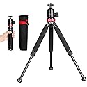 Koolehaoda Metal Mini Tripod with 360° Ball Head and 1/4" Screw Desktop Tabletop Stand Tripod for Cameras,Load up to 8kg - (MT-02+D28)