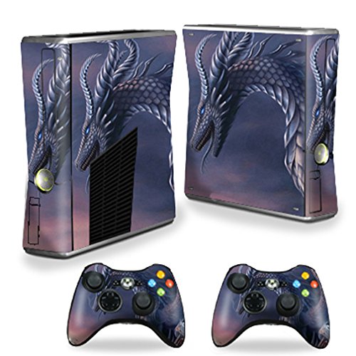 MightySkins Skin Compatible with X-Box 360 Xbox 360 S Console - Dragon Fantasy | Protective, Durable, and Unique Vinyl Decal wrap Cover | Easy