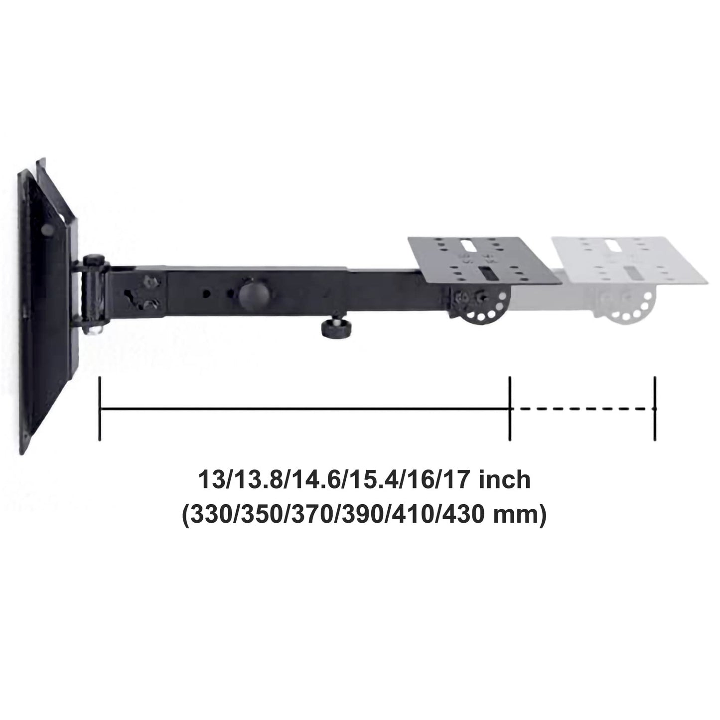 BIGalleons SPS-508 Speaker Wall Mount Stand, Rotatable Angle, Adjustable Swivel Tilt Speaker Mount Bracket, Home Surround Sound System 100 lbs