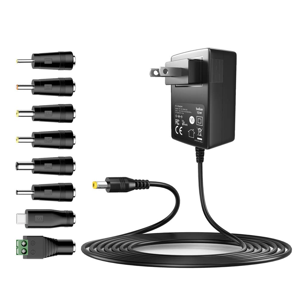 Belker 5V 3A 2.5A AC Adapter Power Adapter Supply Wall Charger for TV Box Tablet Router More 5V Devices