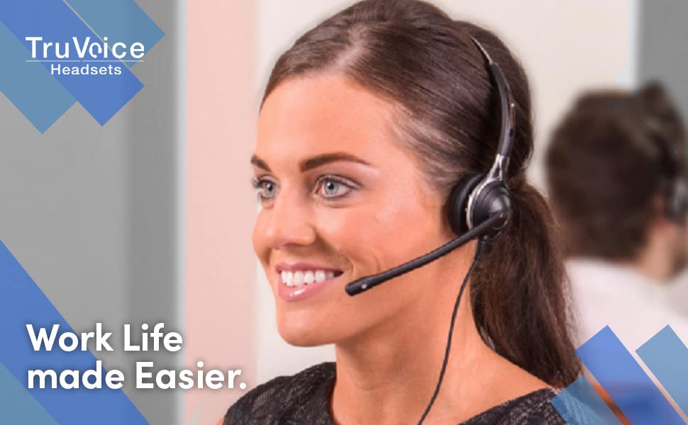 TruVoice USB Adapter Compatible with Any Jabra Quick Disconnect (QD) Wired Headset and Includes Volume Control and Mute Functionality (Connects