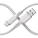360 Electrical USB-C to USB-A Charging Cable - 5ft, Tangle-Free, Fast Charge Compatible, Ultra-Flow™ Braided, Durable Design