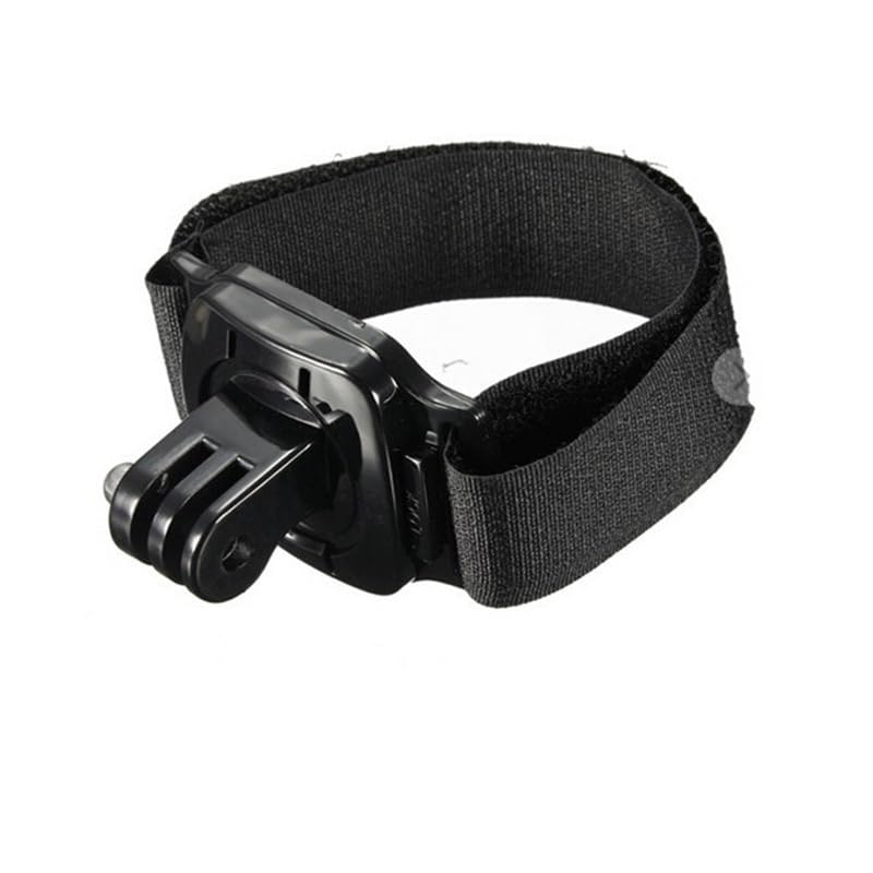 ThtRht 2 Pack Action Camera Wrist Strap Mount 360° Rotating Wrist Band Holder for Hero DJI Osmo Action Adventure AKASO Xiaoyi Insta360 Campark