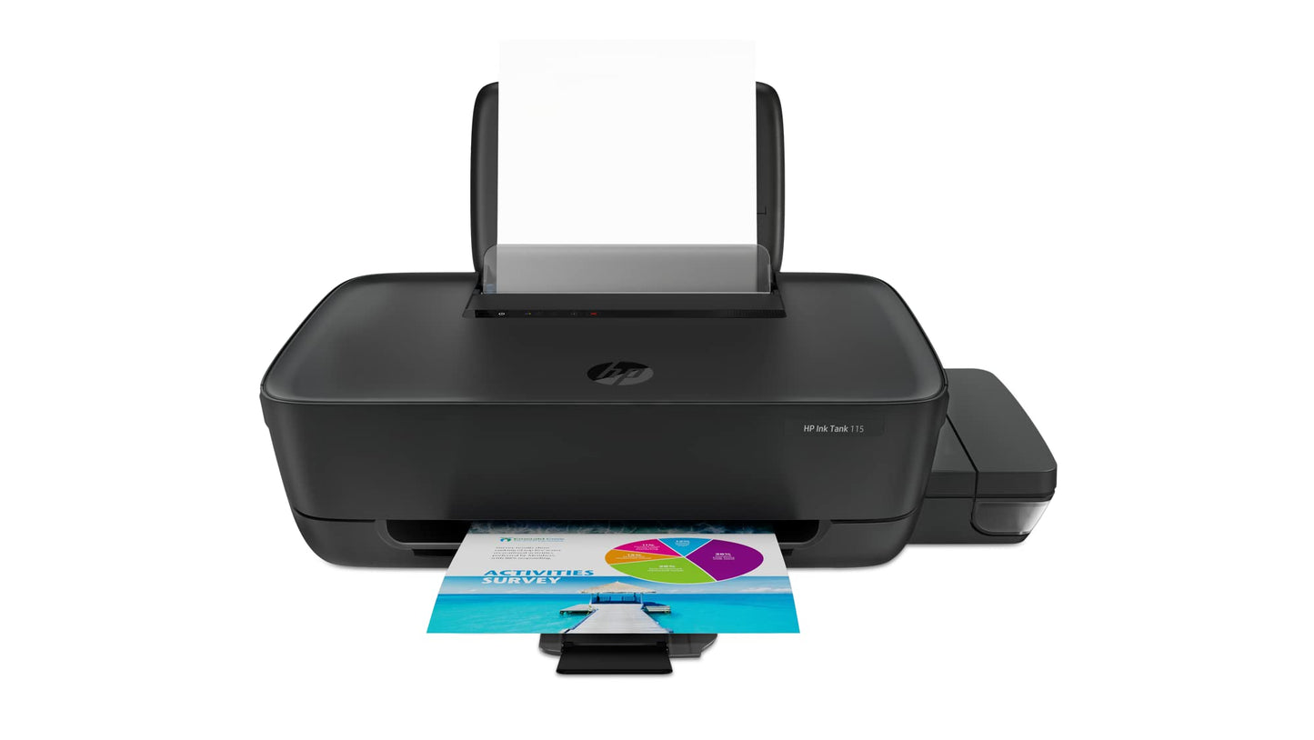 HP Ink Tank 115 Colour Inkjet Printer 4800 x 1200 dpi A4 - inkjet printer (1000 pages per month, 4800 x 1200 dpi, PCL 3, 8 ppm, 5 ppm, 60 sheets)