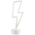 Northlight LED Lightening Bolt Neon Table Light - 11.5" - White