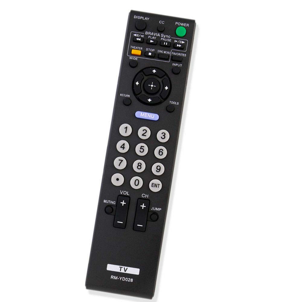 New - Replacement RM-YD028 Remote for Sony Bravia KDL46S5100 KDL32XBR9 KDL32L5000