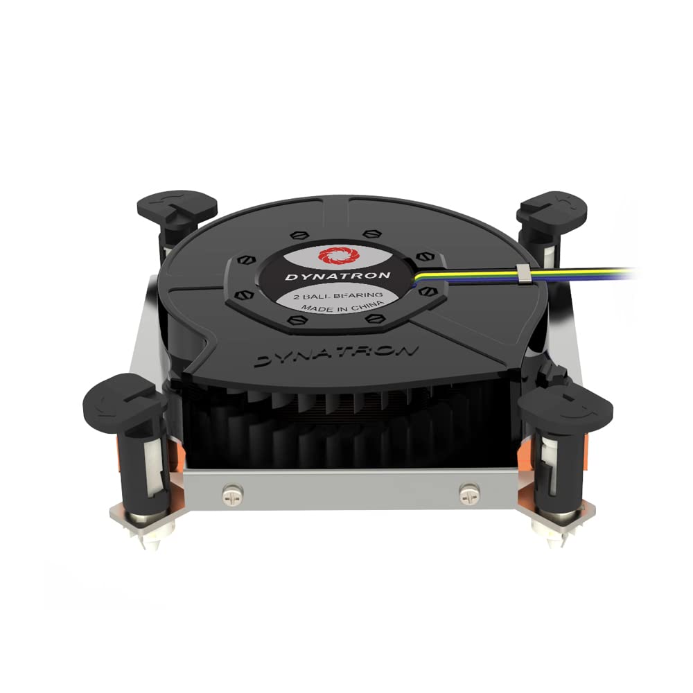 Dynatron Q8 1U Copper Heat Sink with Skiving Fins for LGA 1700 Socket