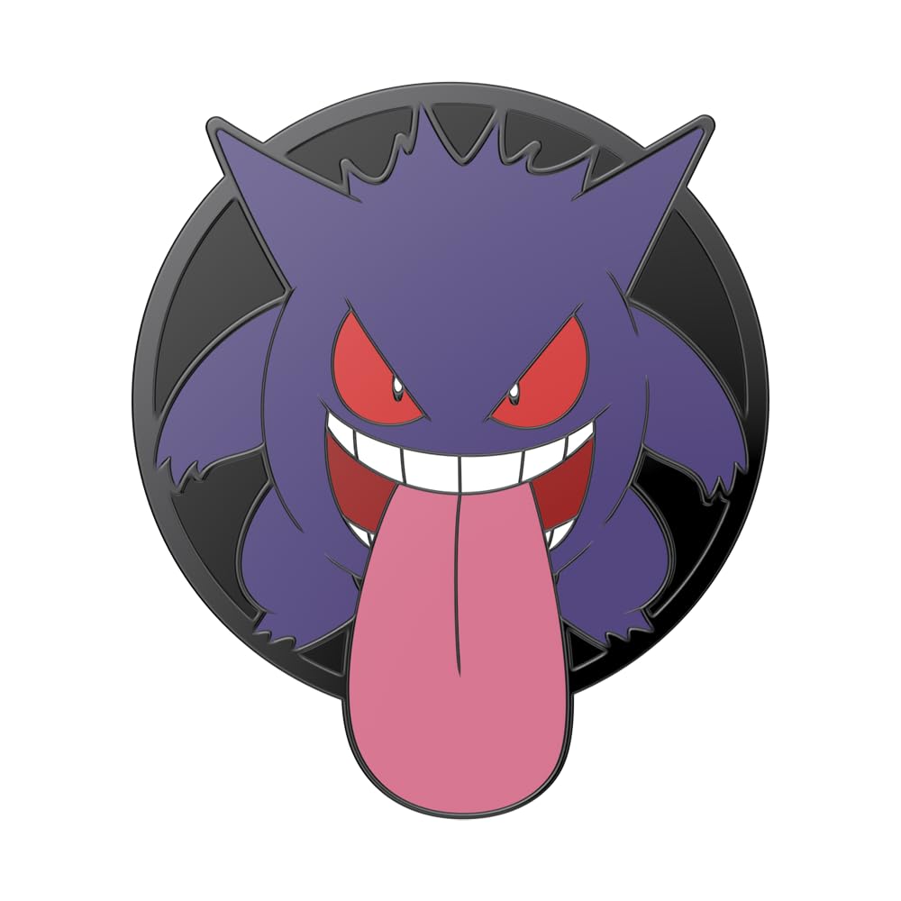 PopSockets Adhesive Phone Grip, Holder, Phone Stand, Pokemon - Gengar Night Shade