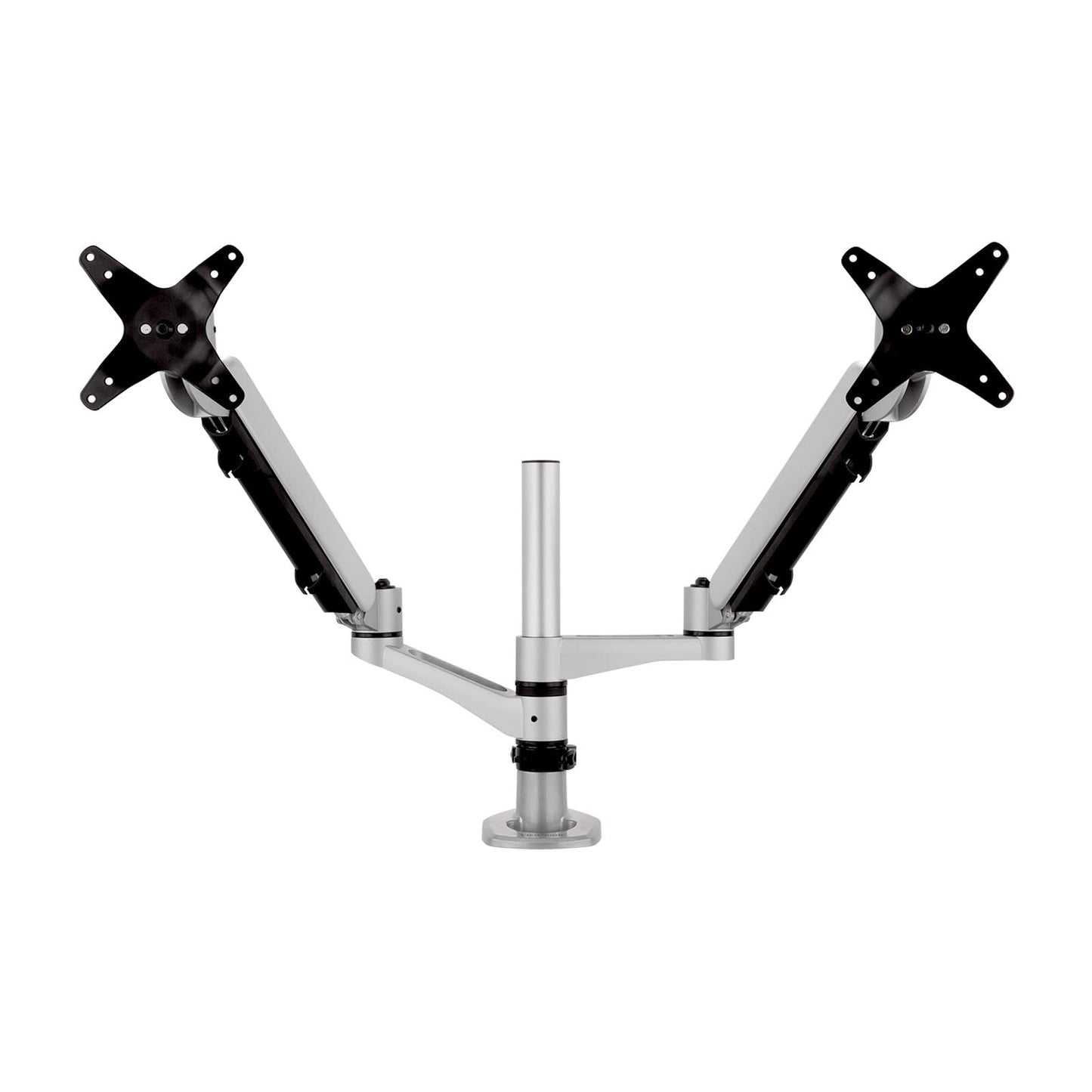 ViewSonic LCD-DMA-002 Spring-Loaded Monitor Desk Mounting Arm for 2 Monitors up to 27 Inches Each, VESA Compatible, Full Ergonomic Adjustability