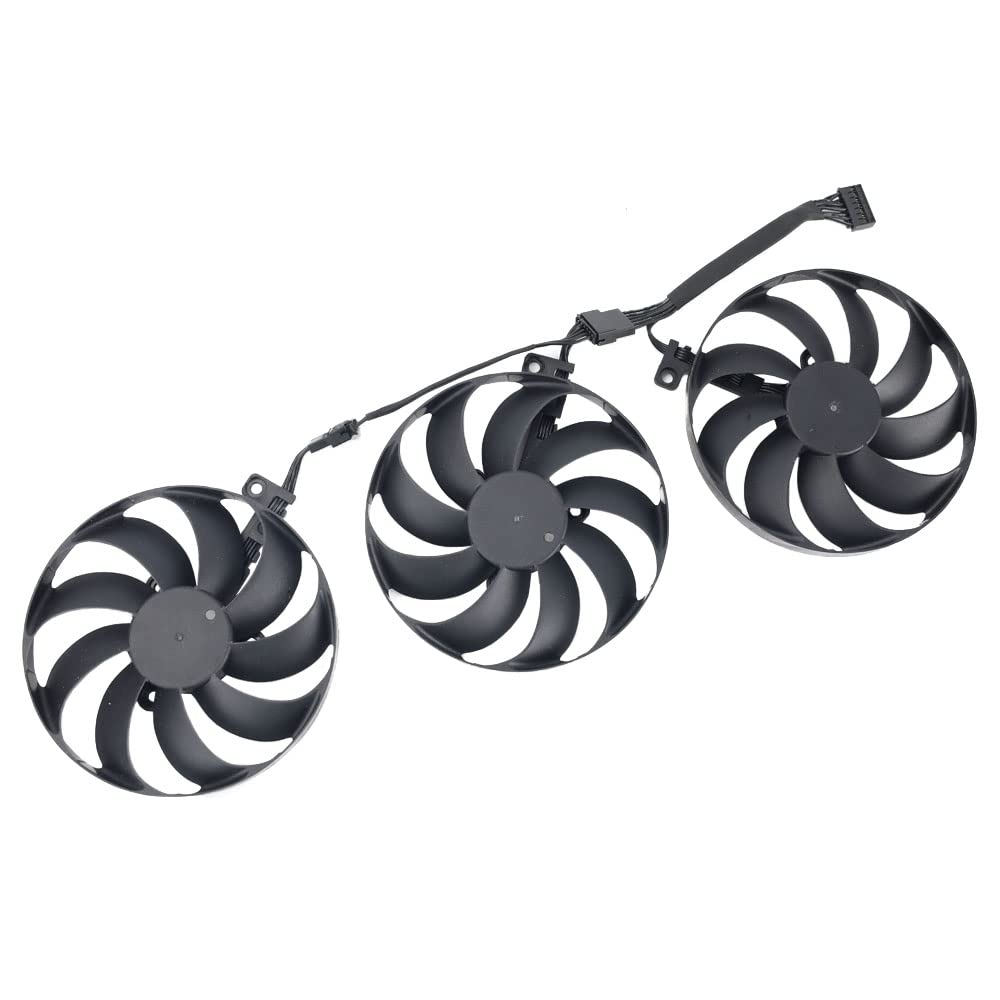 inRobert 88mm T129215SU GPU Fan Replacement for ASUS TUF Gaming RTX 3060 3070 3080 Ti Graphics Card Cooler (Fan-ABC)