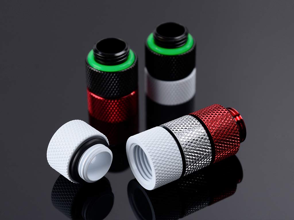 Bitspower G1/4" Deluxe White IG1/4" Extender-10MM