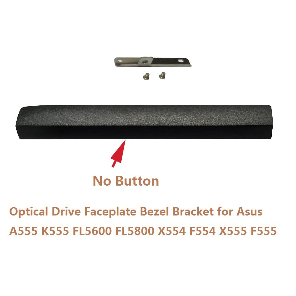 2nd HDD SSD Hard Drive Optical Bay Frame Caddy Tray for Asus A555 K555 FL5600 FL5800 X554 F554 X555 F555 with Bezel Front Cover Mounting Bracket