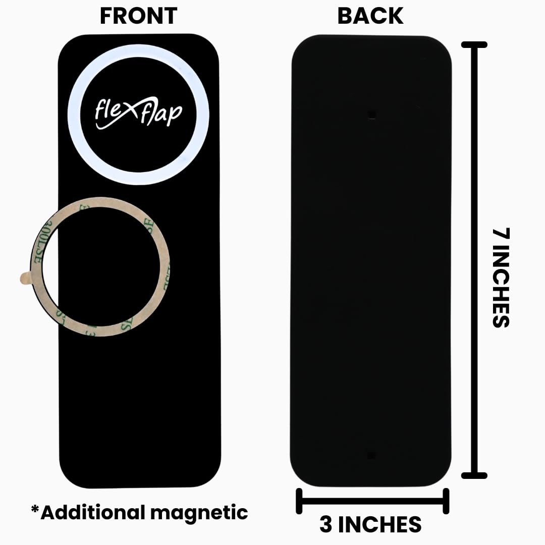 Flex Flap Mag Safe Phone Stand Airplane Travel Essentials for Flying Cell Phone Holder with Mag Safe Magnet & Flexible Silicone Stand for Desk